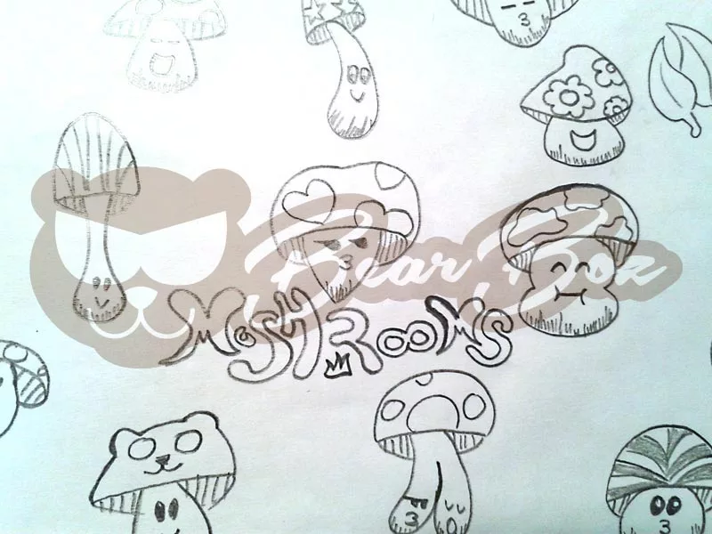 Mushrooms by Bear Boz, per andare a caccia di creatività e... funghi!