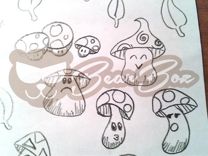 Mushrooms by Bear Boz, per andare a caccia di creatività e... funghi!