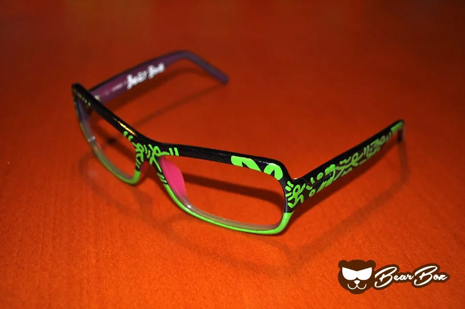 Gli occhiali artistici SALAMANDER by Bear Boz omaggiano Keith Haring