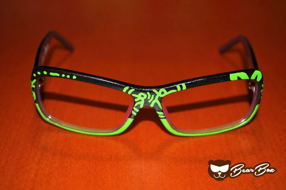 Gli occhiali artistici SALAMANDER by Bear Boz omaggiano Keith Haring
